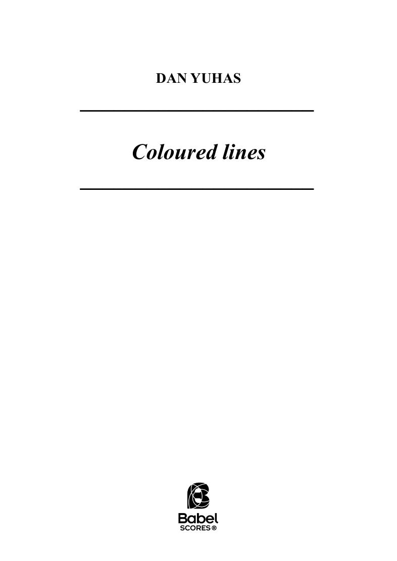 Coloured lines