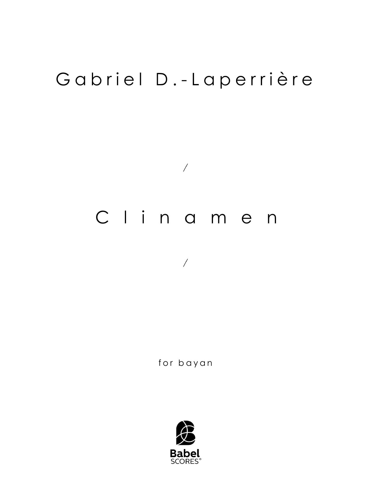 Clinamen I