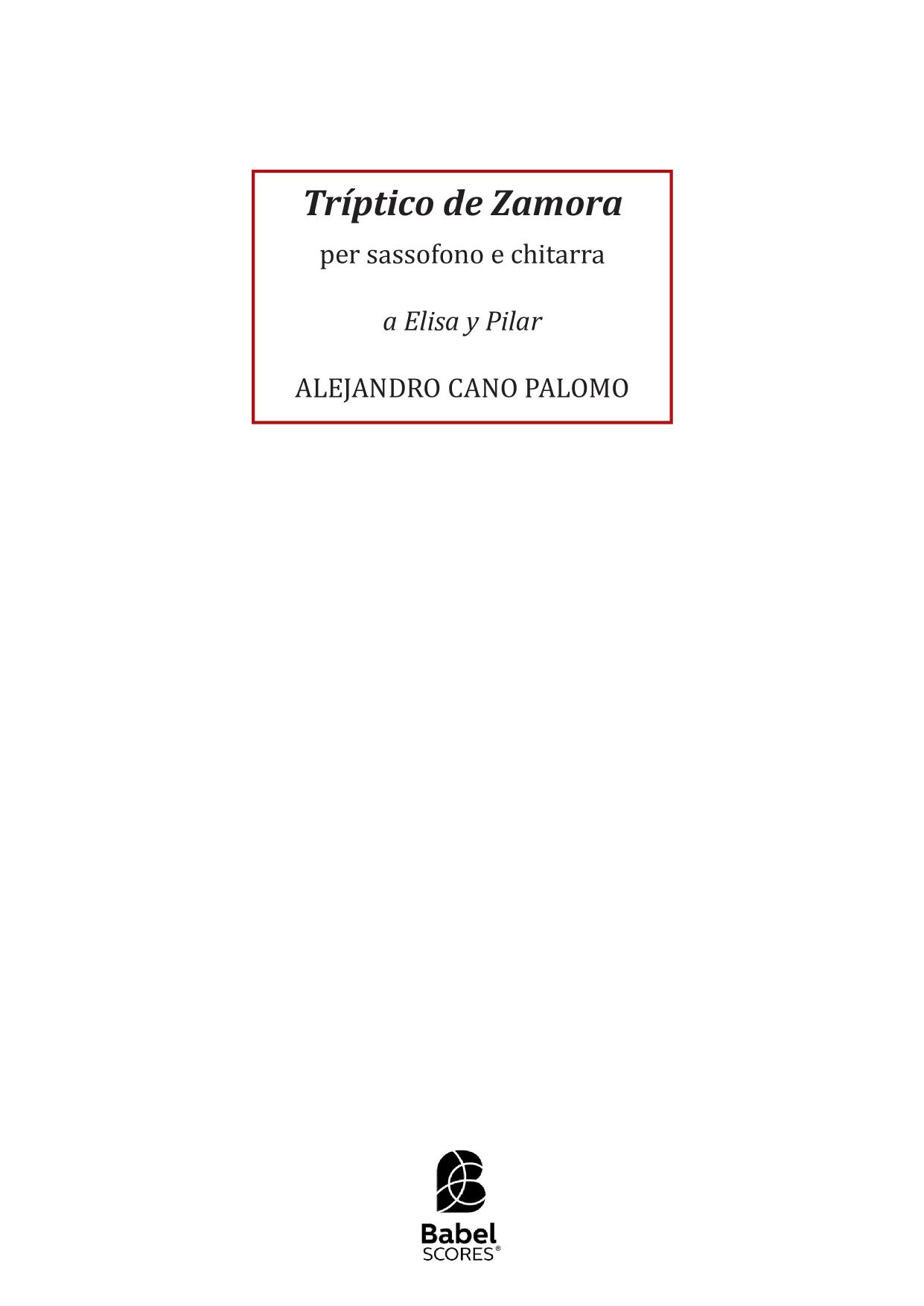 Tríptico de Zamora
