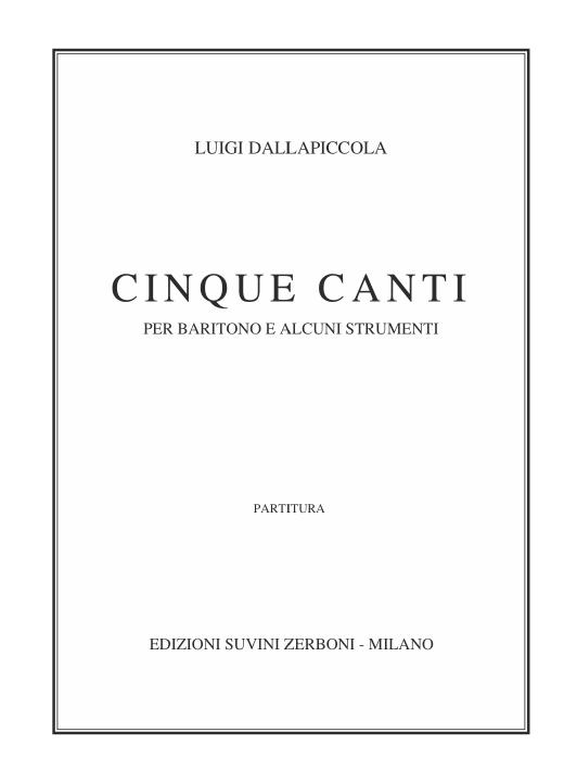 Cinque canti