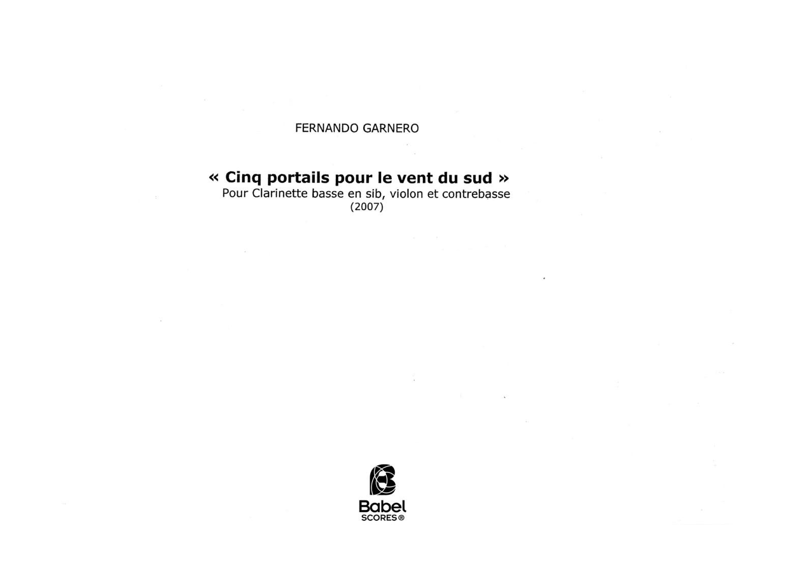 Cinq portails pour le vent du sud