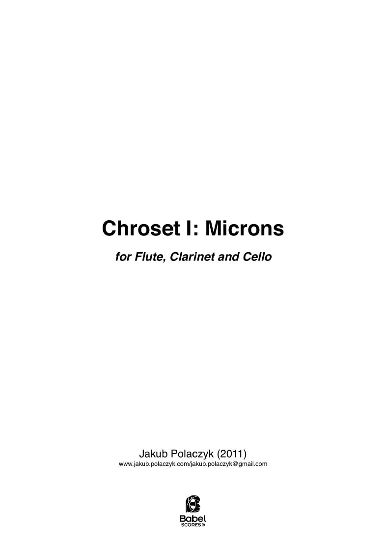 Chroset I：Microns