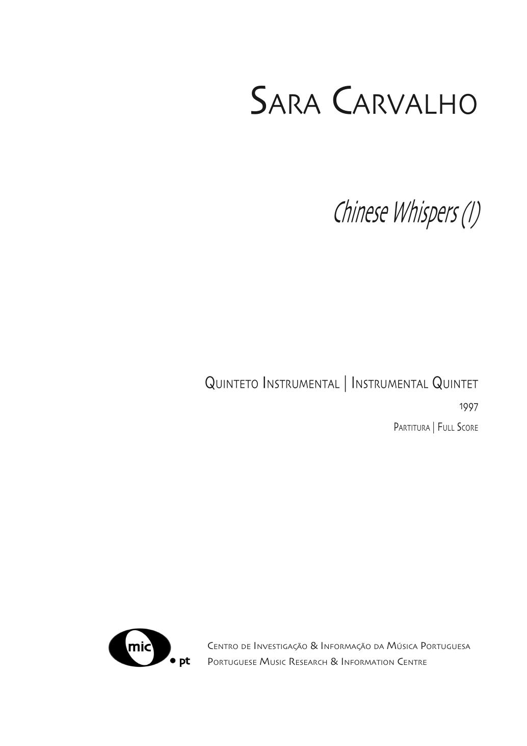 Chinese Whispers (I)