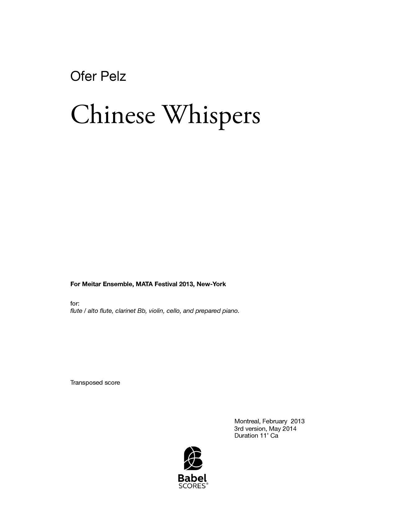 Chinese Whispers