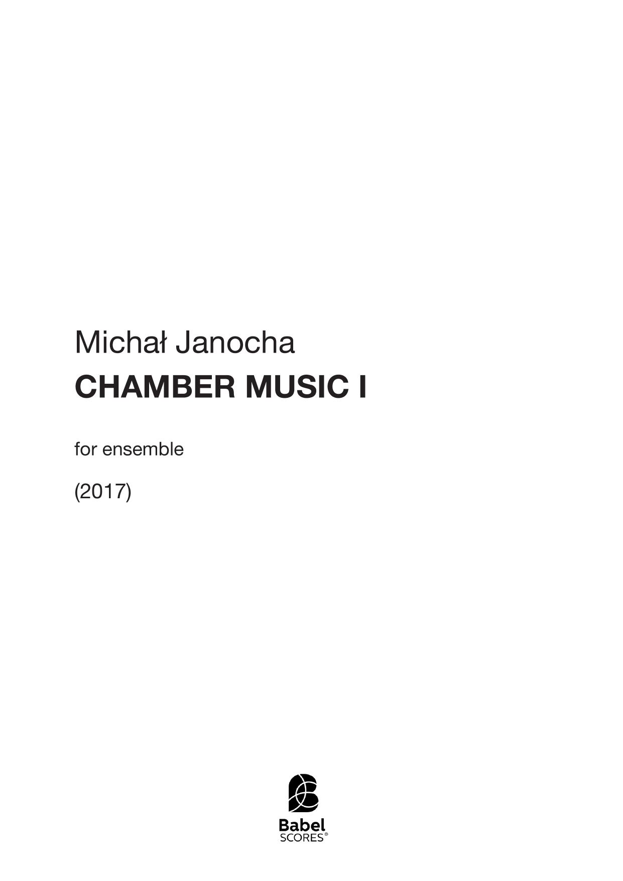 Chamber Music I