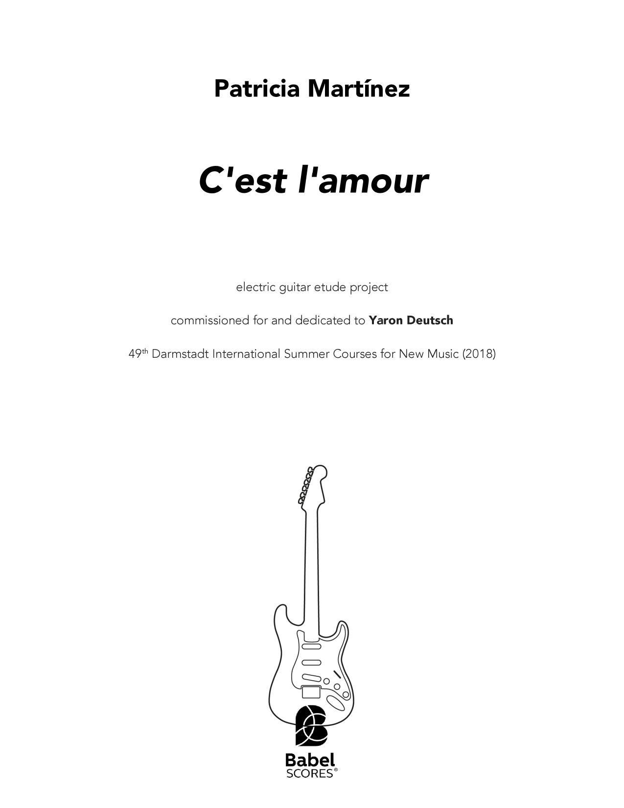 C'est l'amour