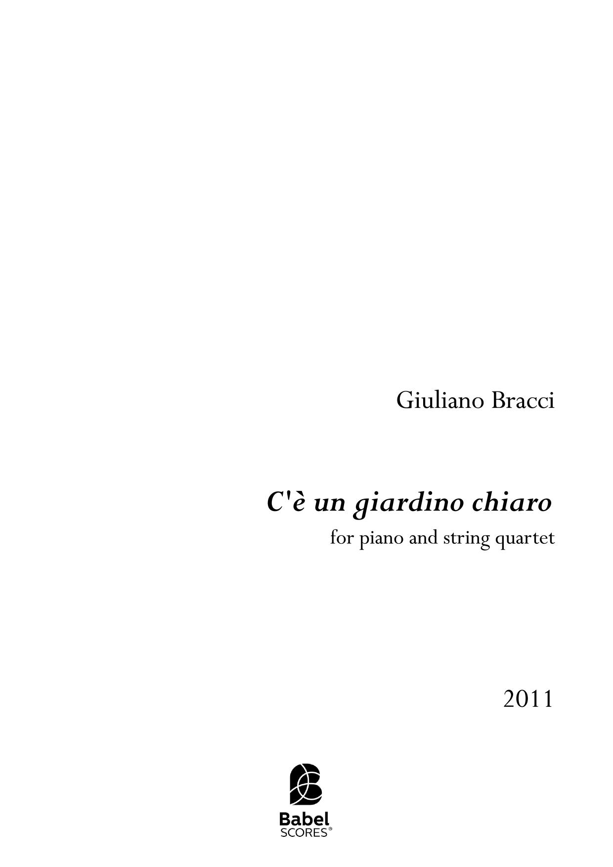 C'è un giardino chiaro