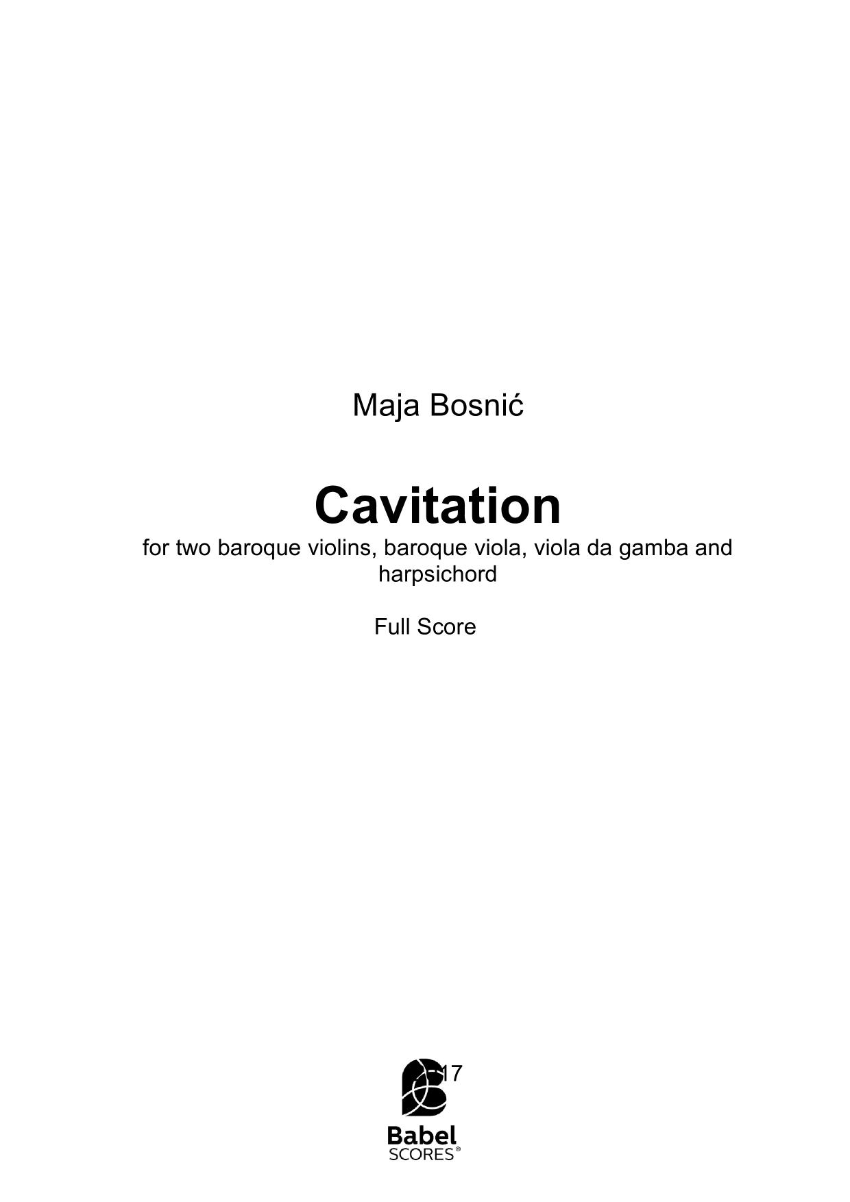 Cavitation