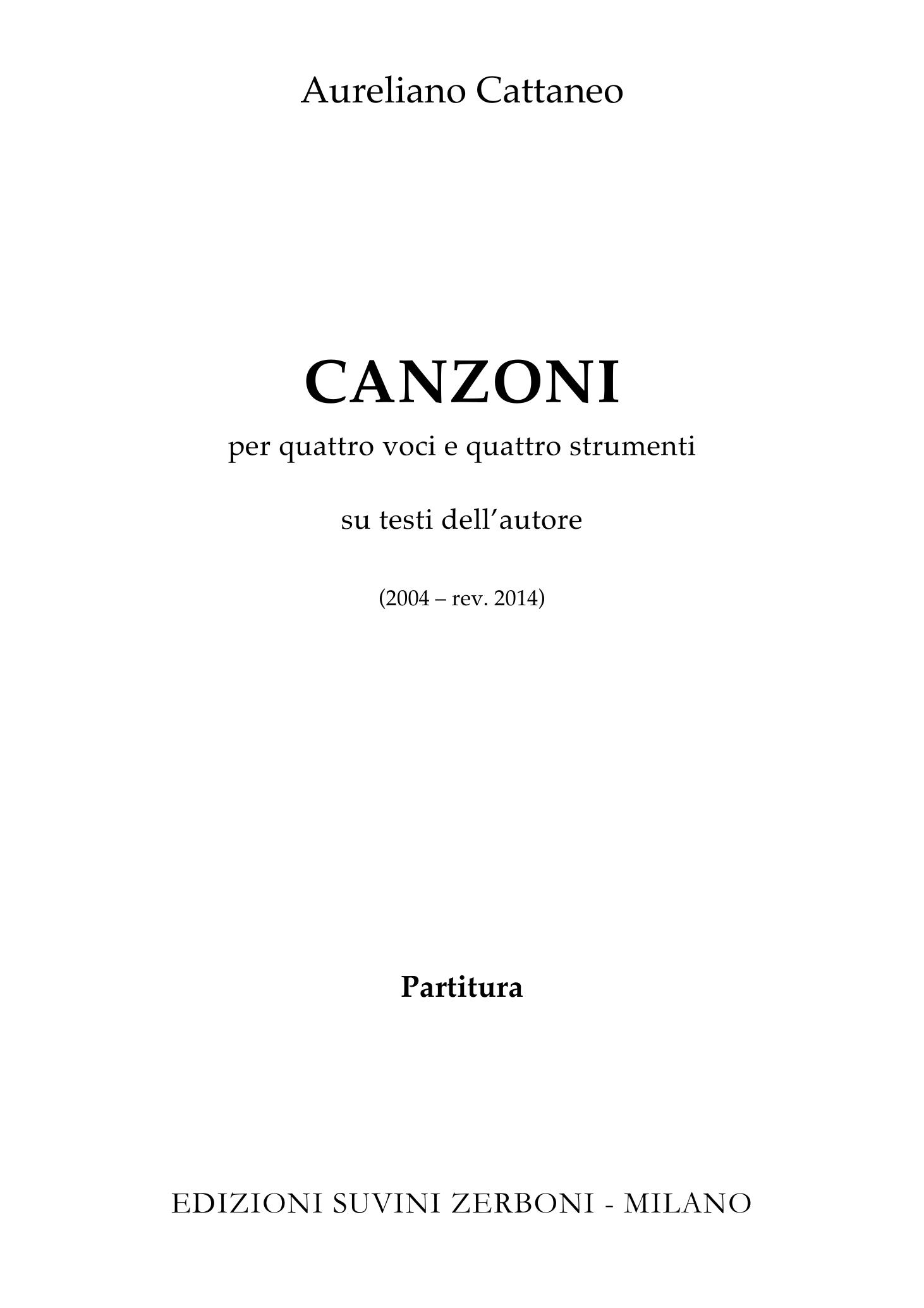 Canzoni