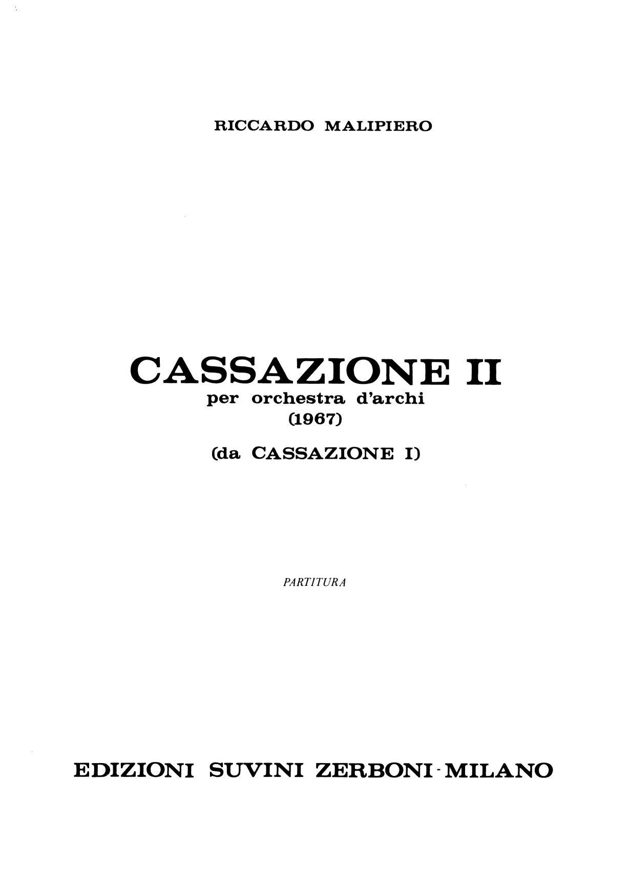 Cassazione II
