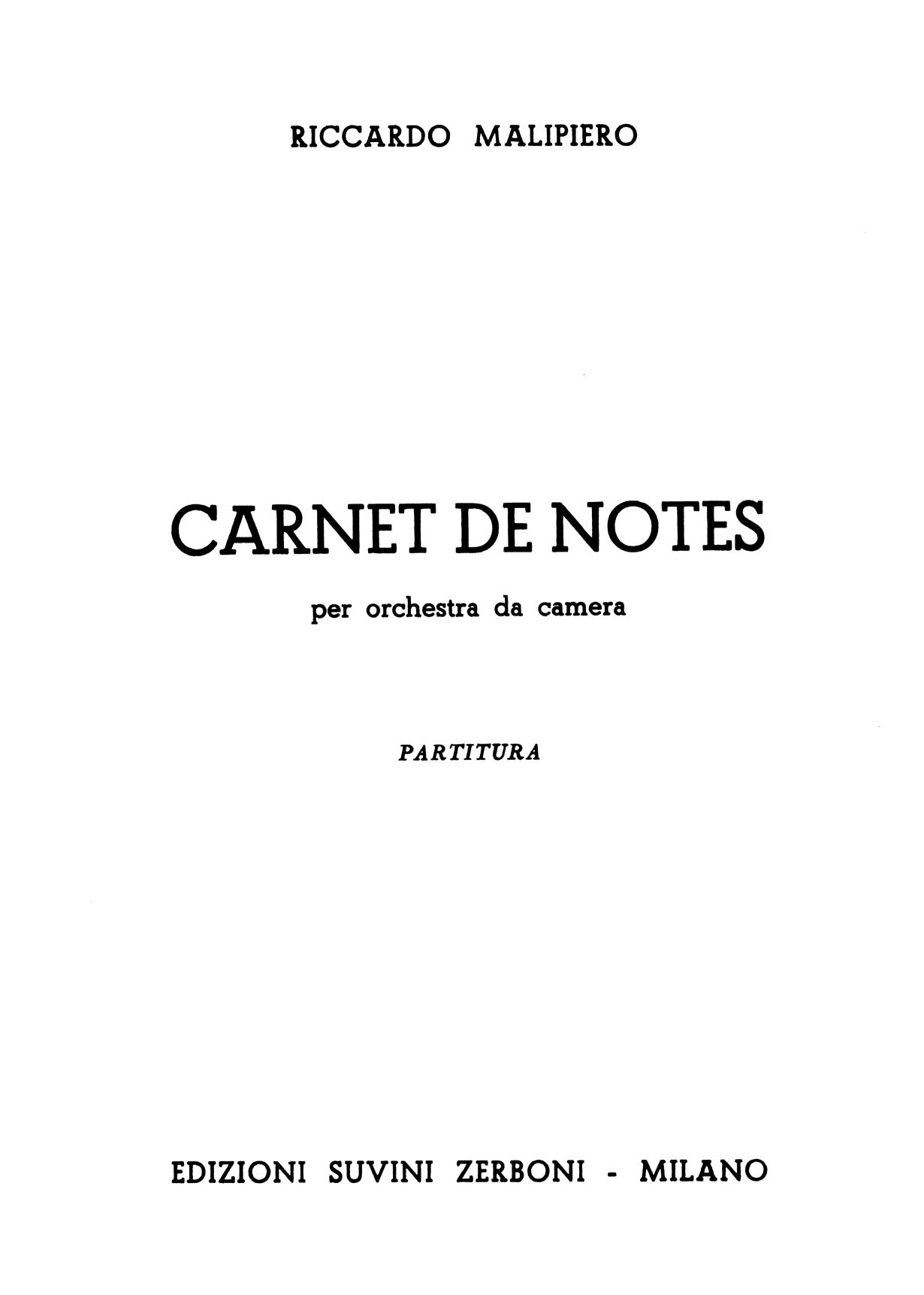 Carnet de notes
