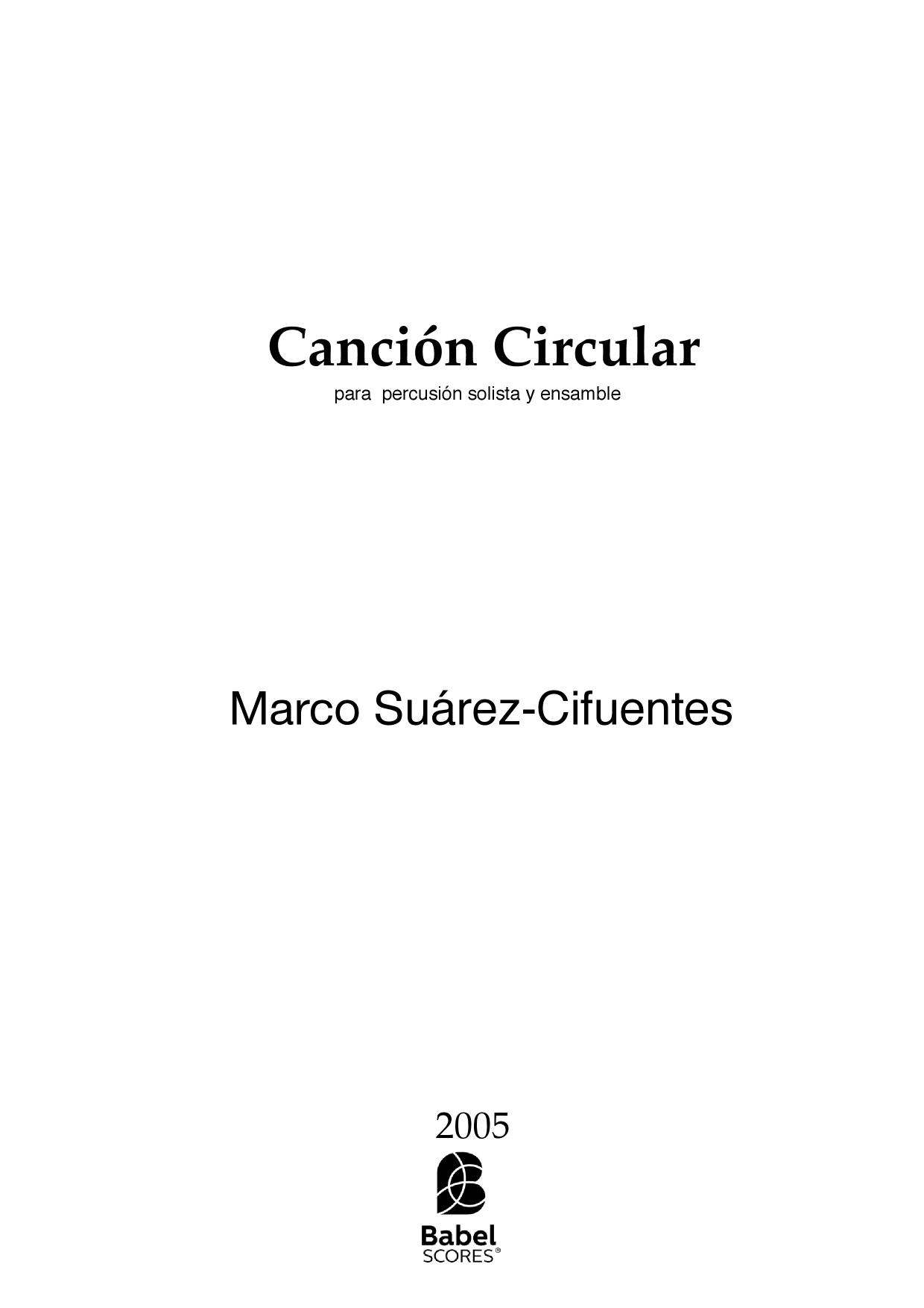 Canción Circular