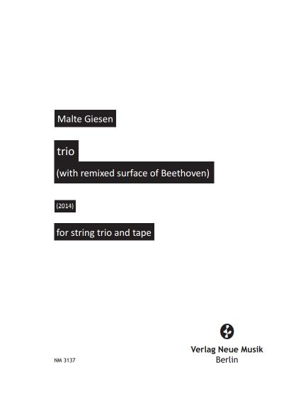 Trio (with remixed surface of Beethoven)