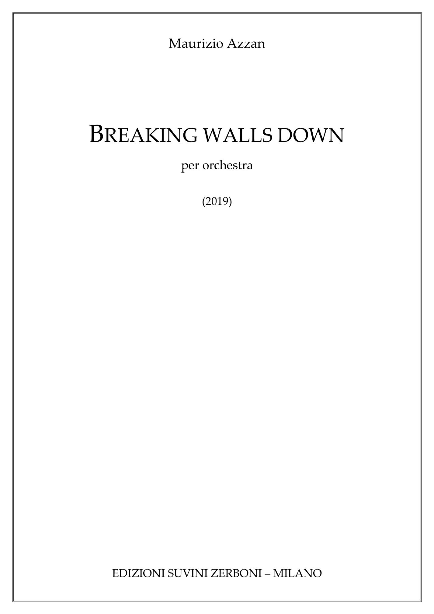 Breaking walls down