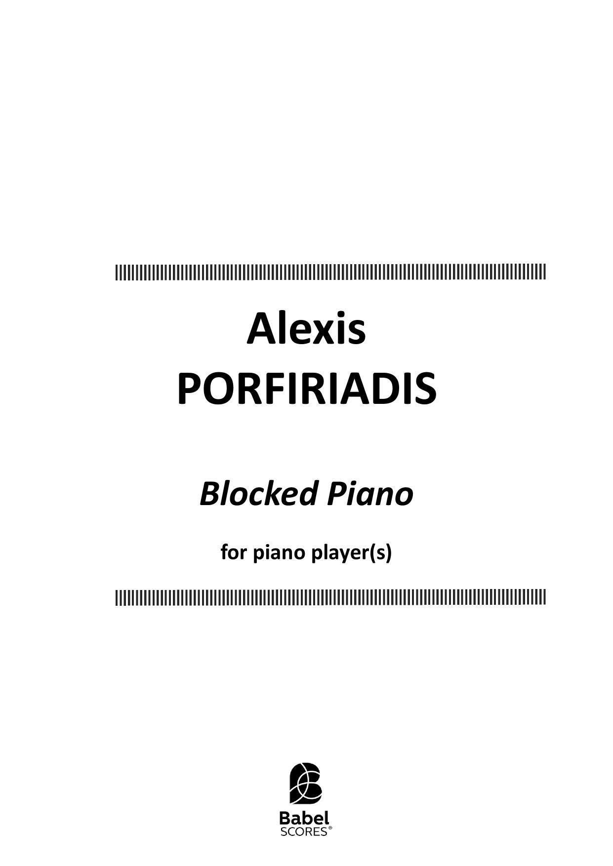 Blocked Piano