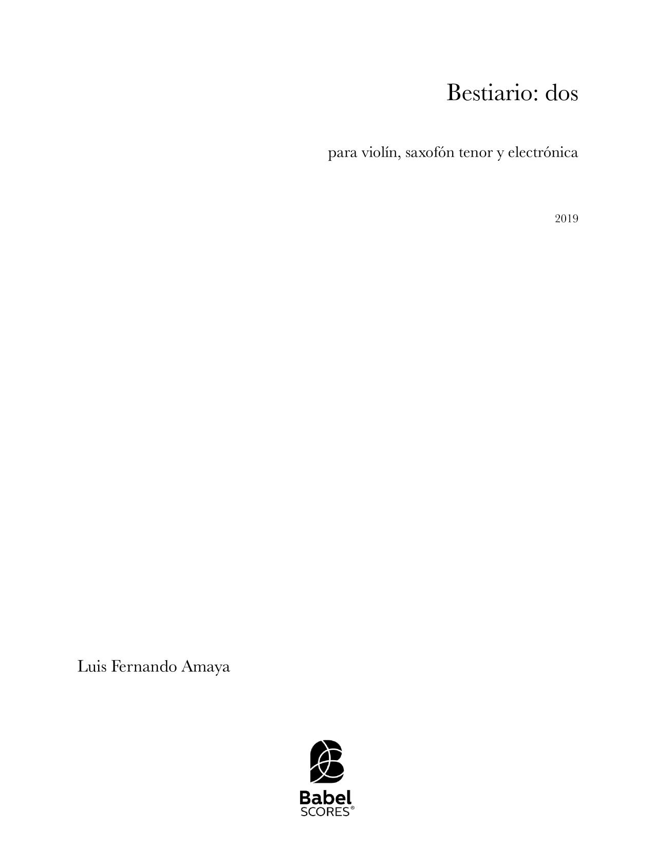 Bestiario：dos