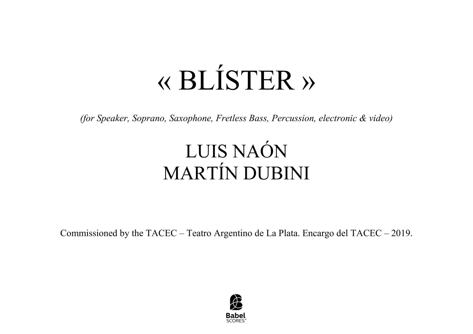 BLISTER