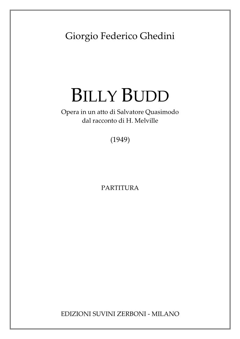 BILLY BUDD