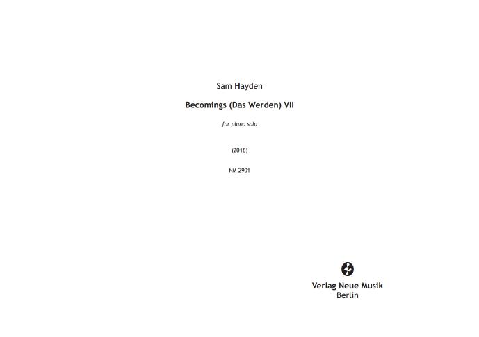 Becomings (Das Werden) VII