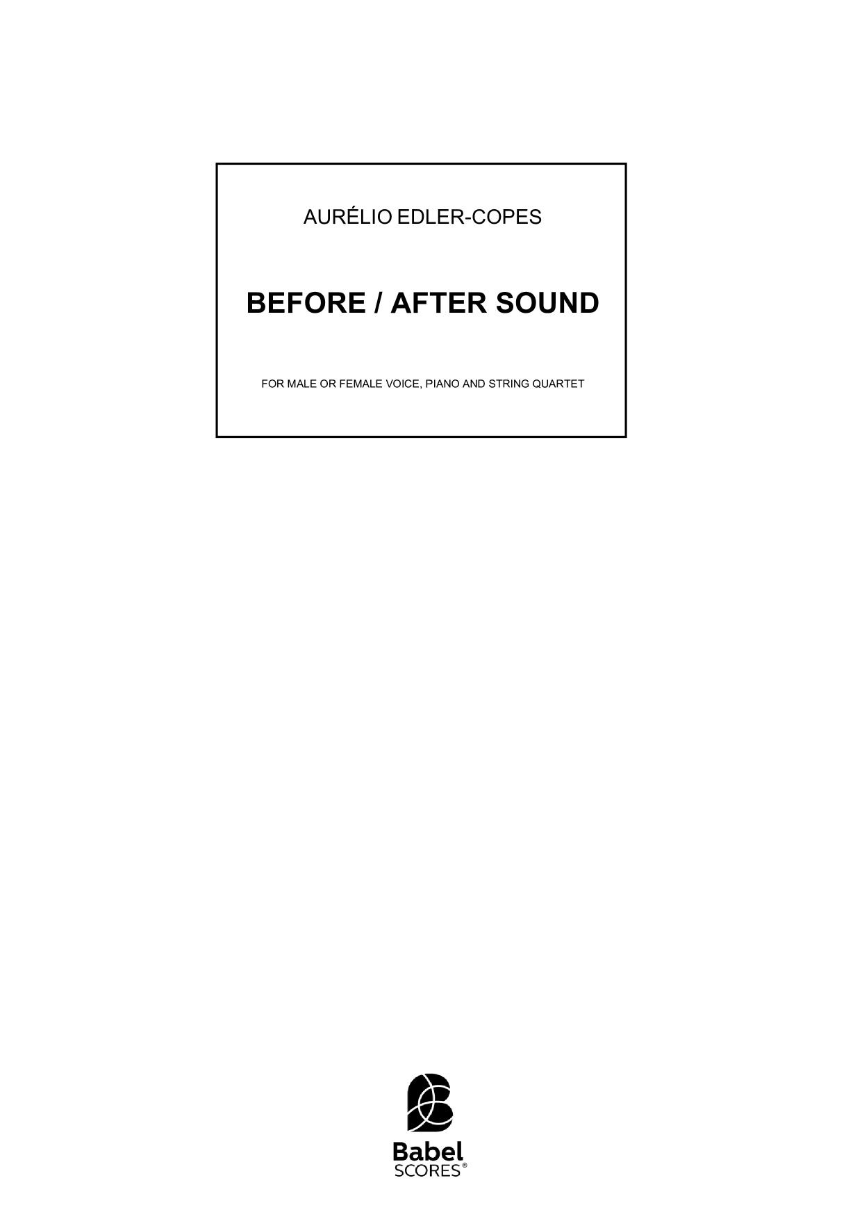 Before-After Sound