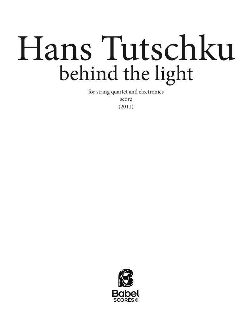 Behind the Light