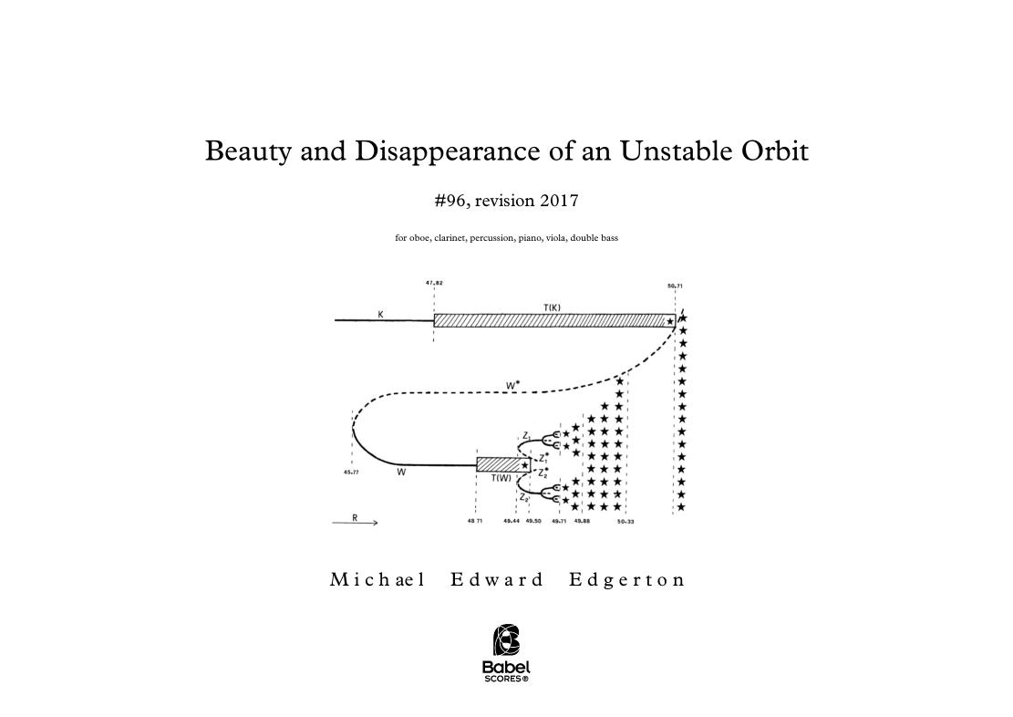 Beauty and Disappearance of an Unstable Orbit