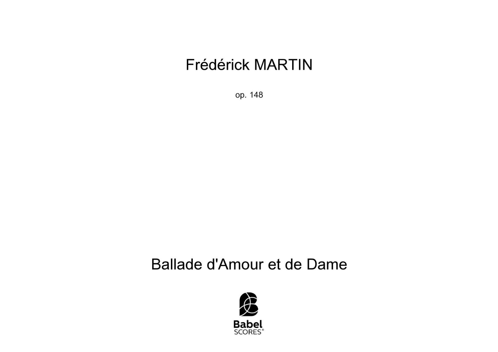 Ballade d'Amour et de Dame