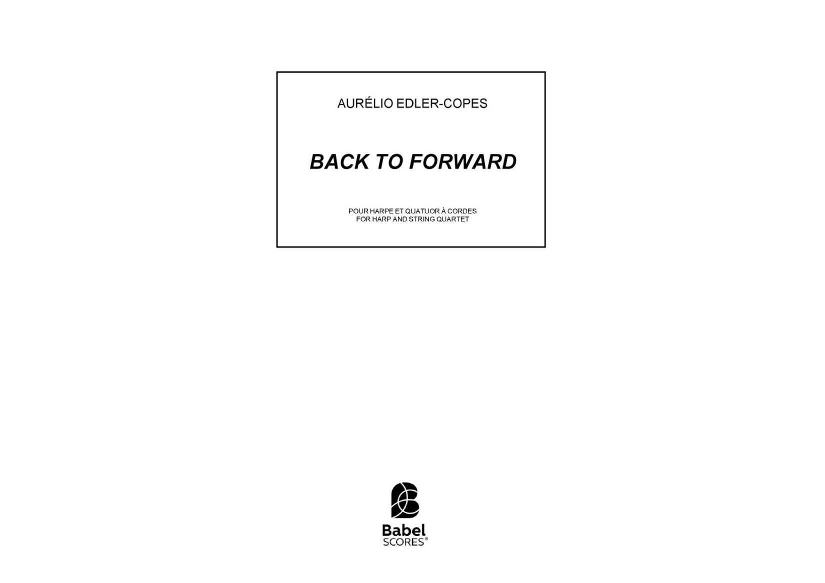 Back to Forward