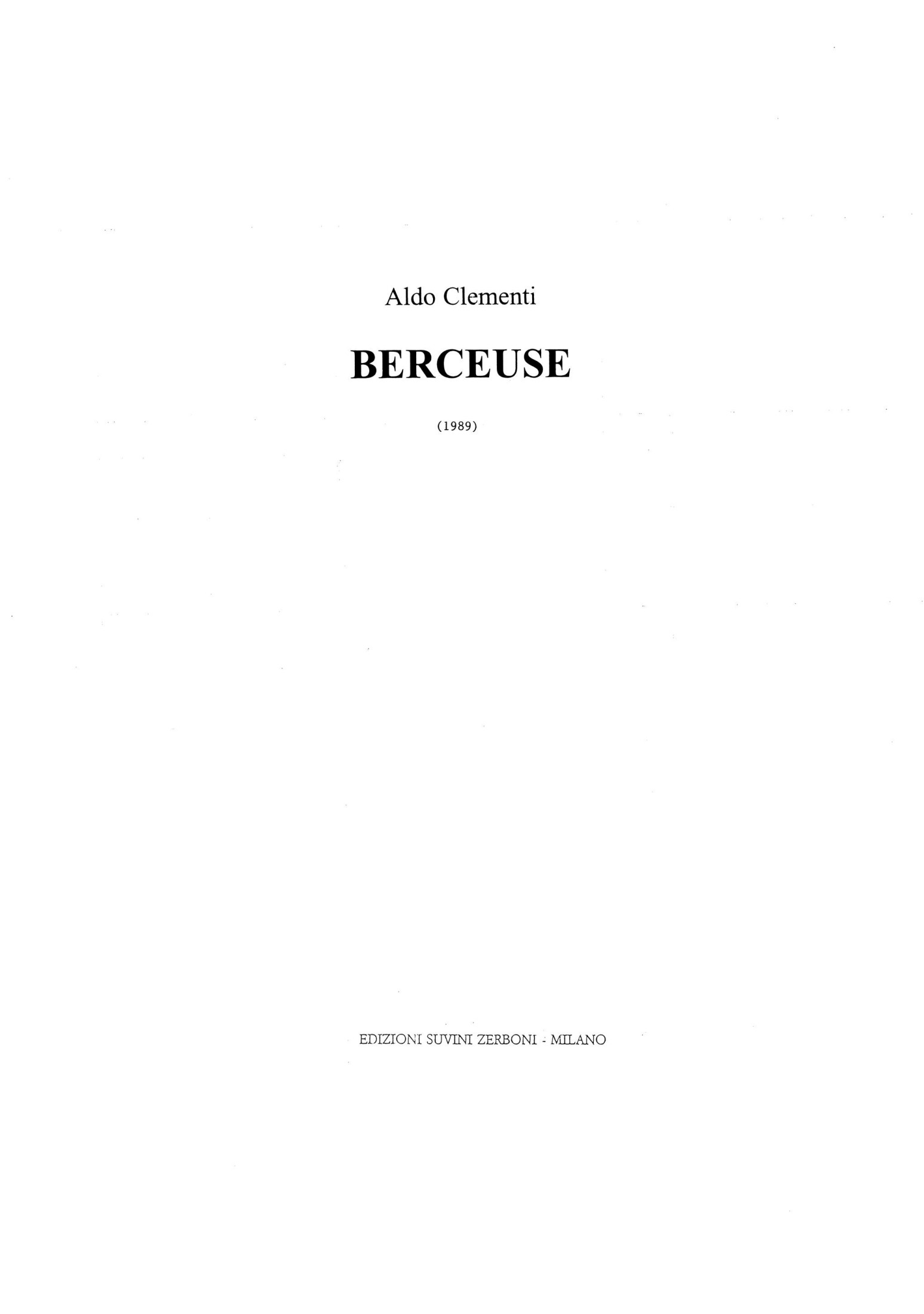 Berceuse 2