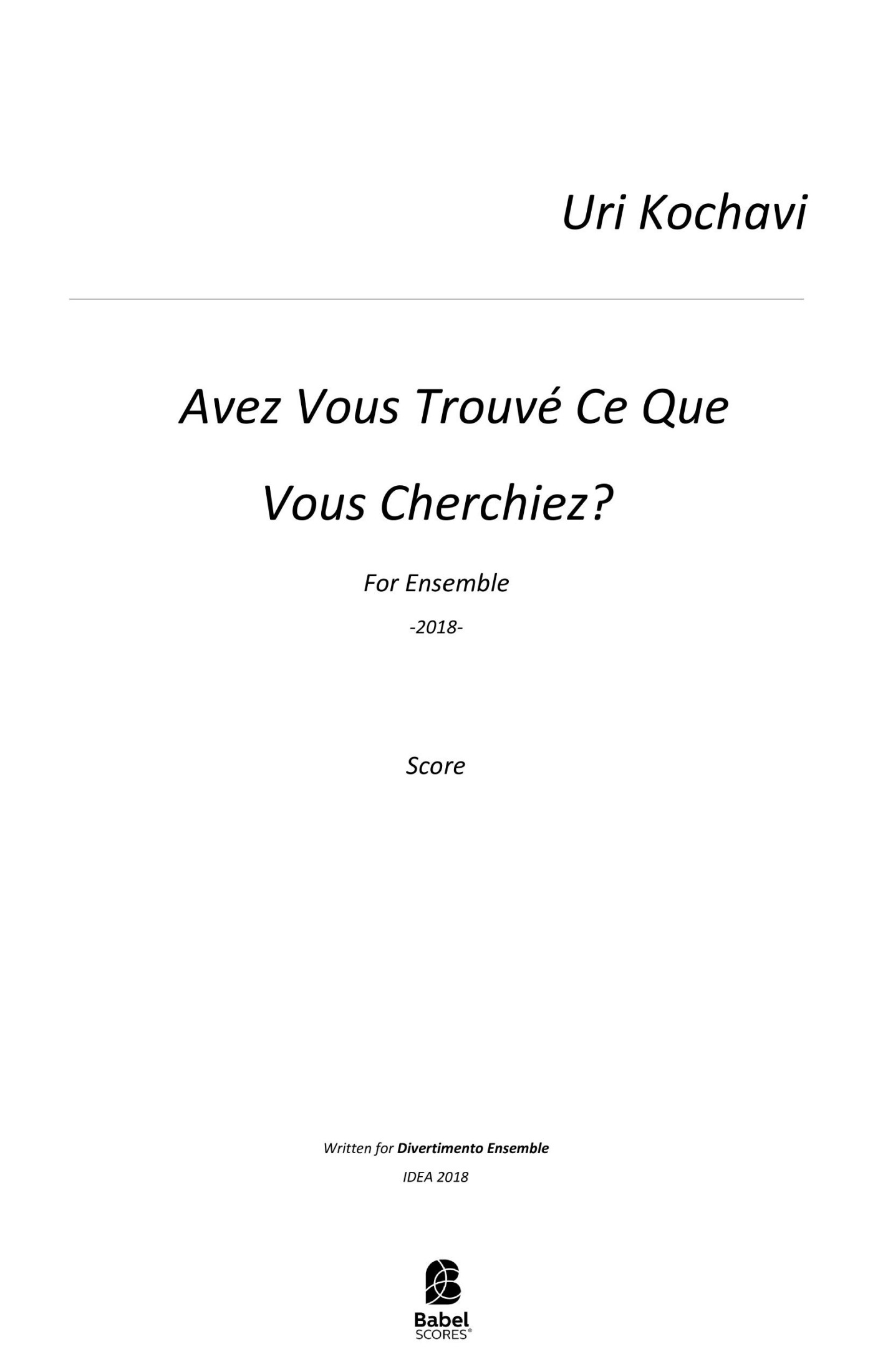 Avez Vous Trouvé Ce Que Vous Cherchiez-