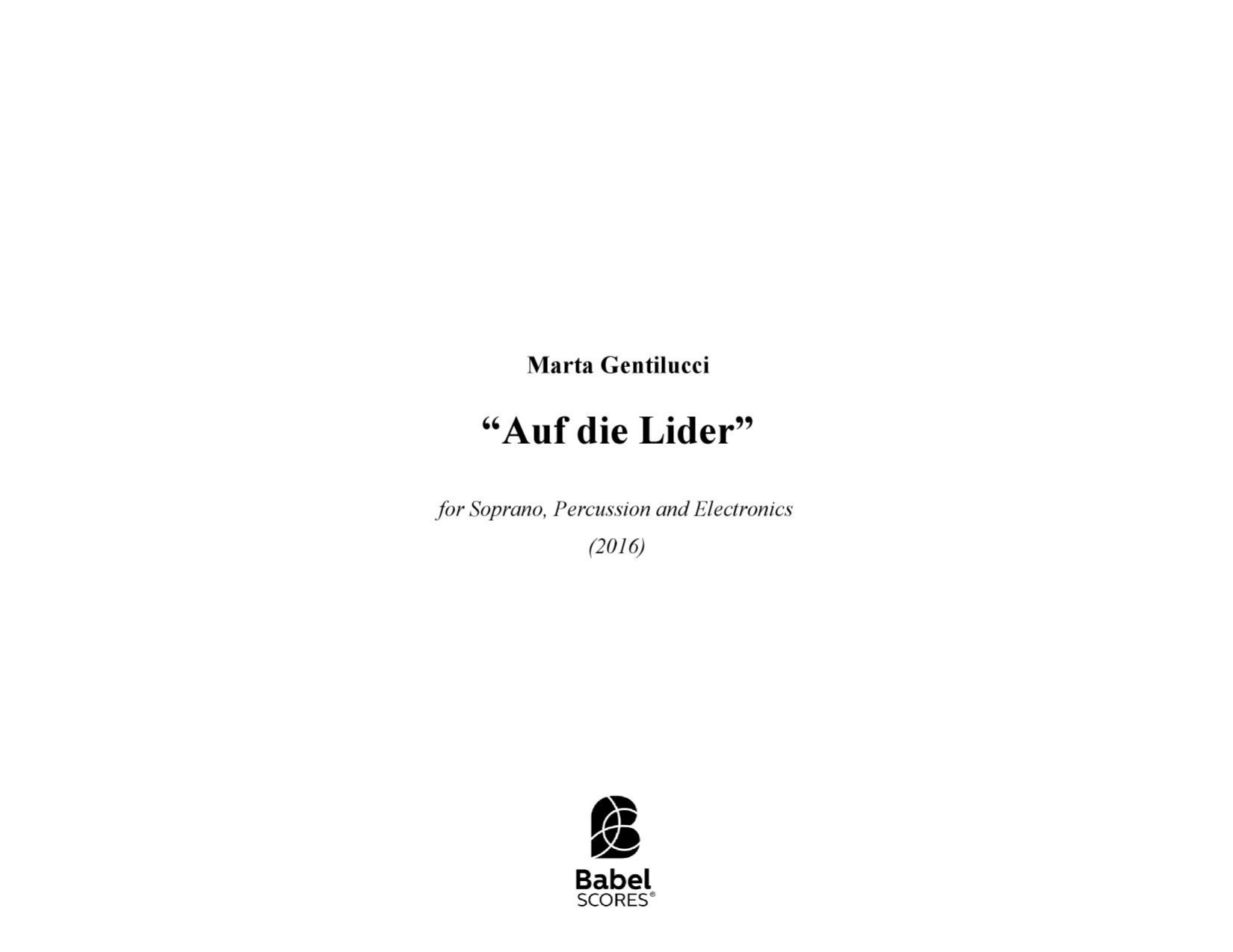 Auf die Lider