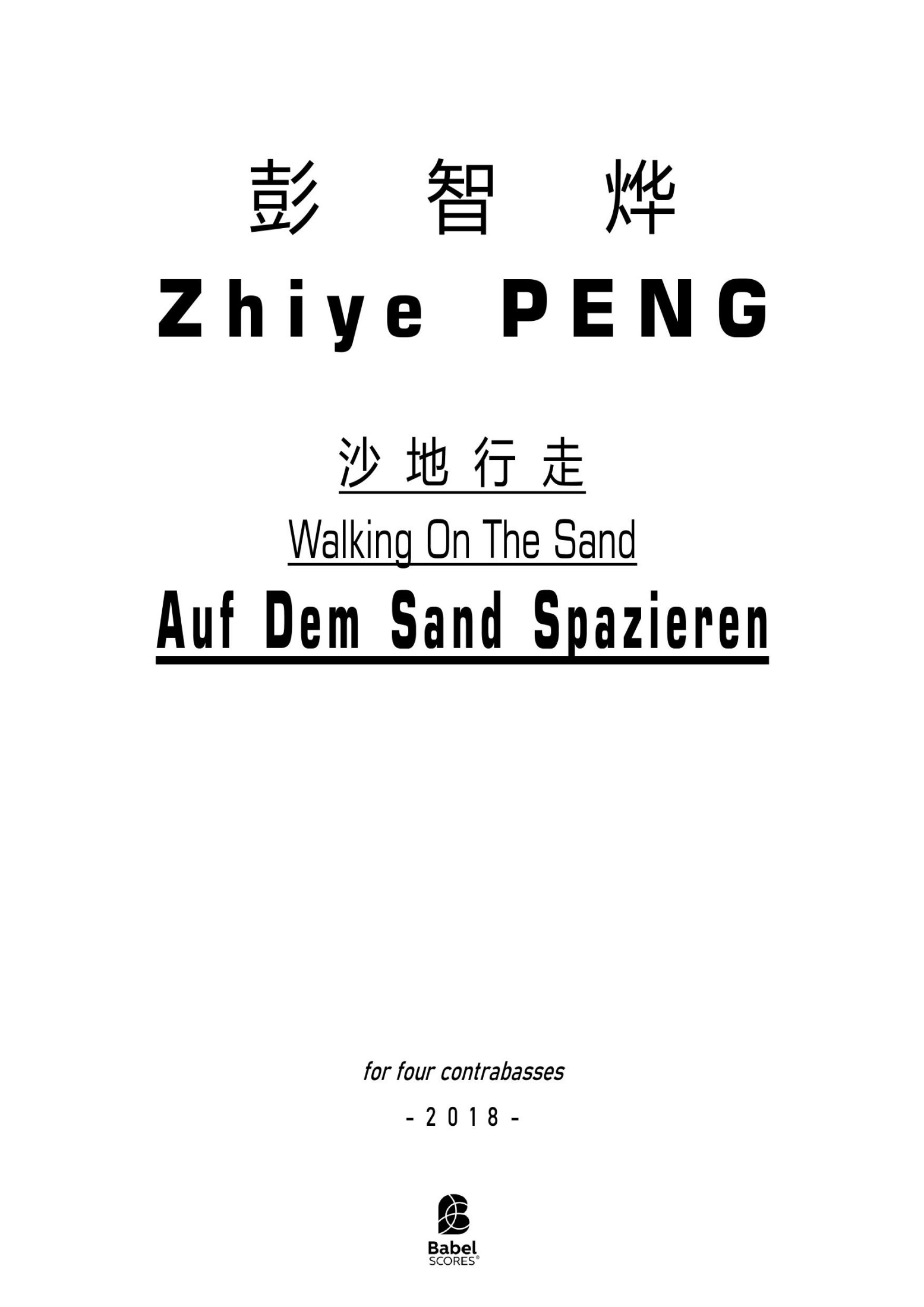 Auf Dem Sand Spazieren