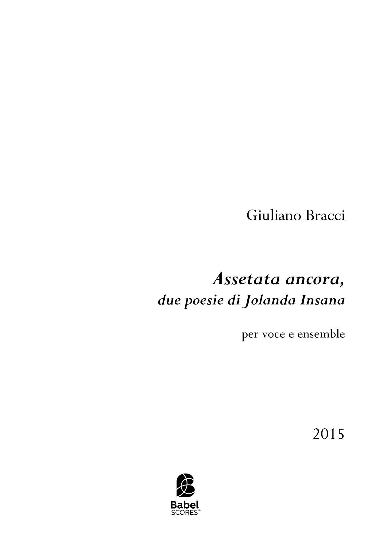 Assetata ancora, due poesie di Jolanda Insana