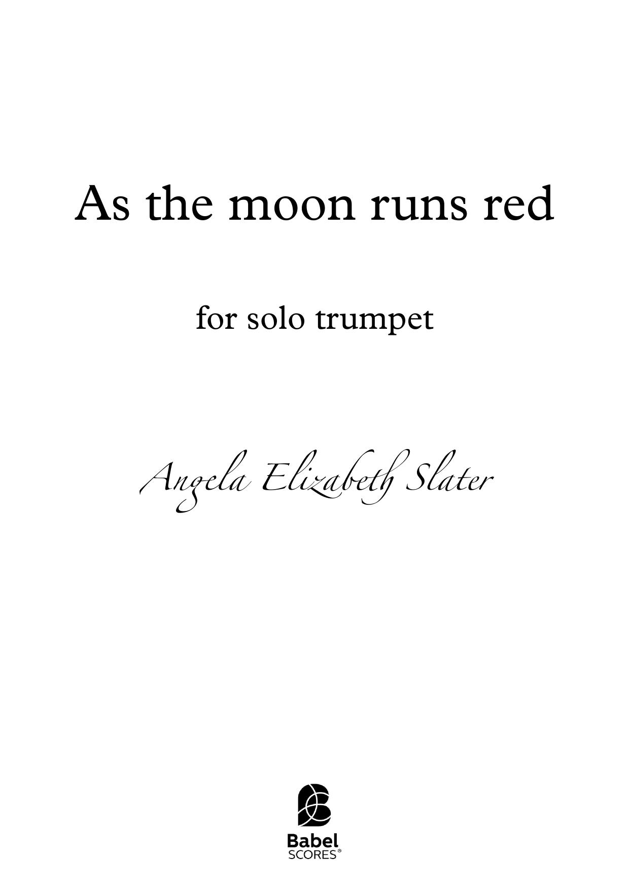 As the Moon runs Red