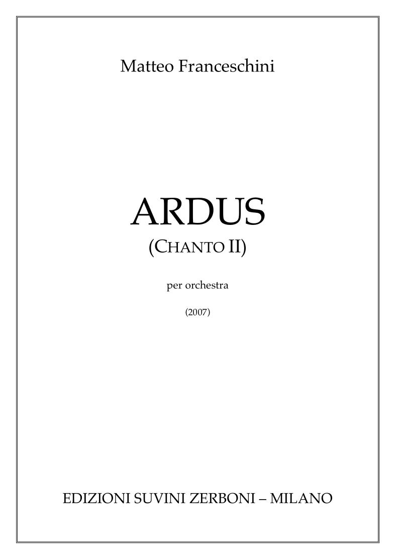 Ardus (chanto II)