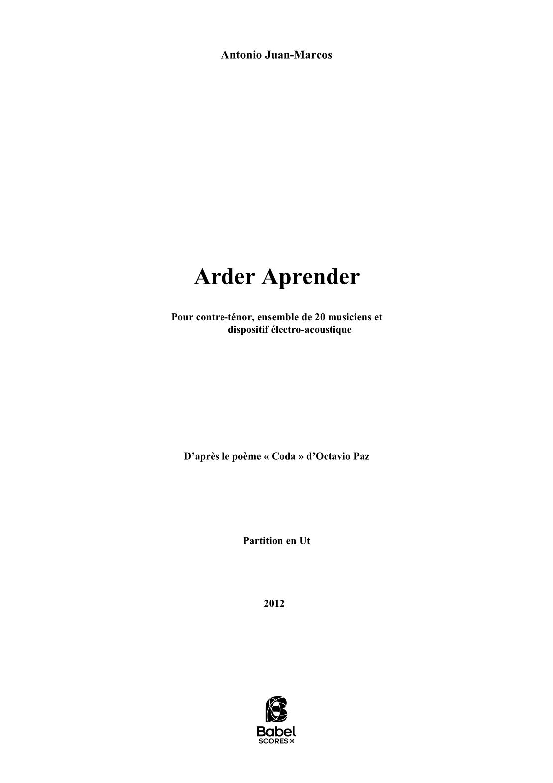 Arder Aprender