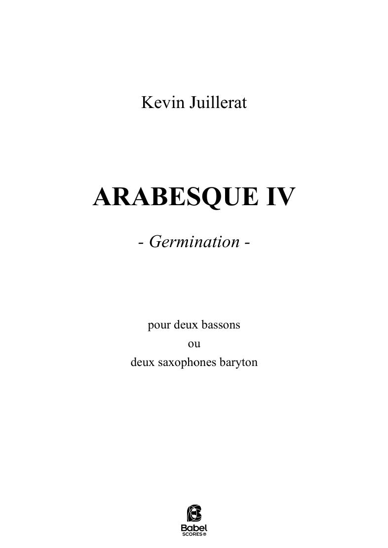 Arabesque IV - Germination
