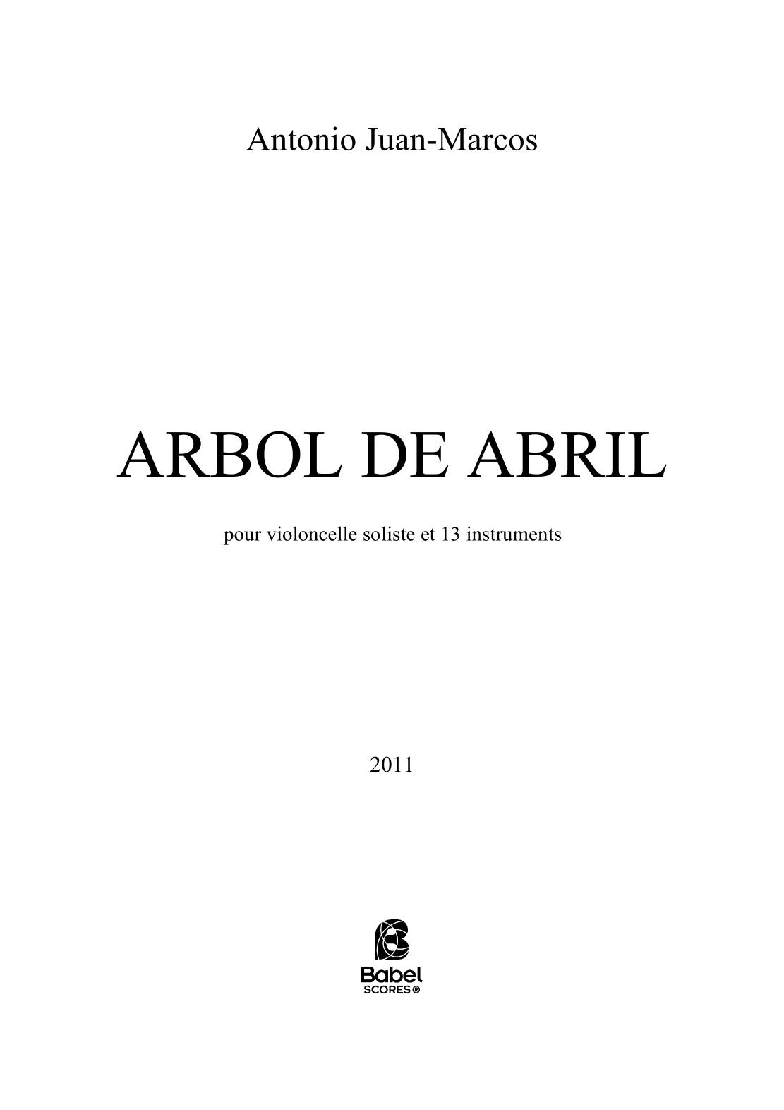 Arbol de Abril