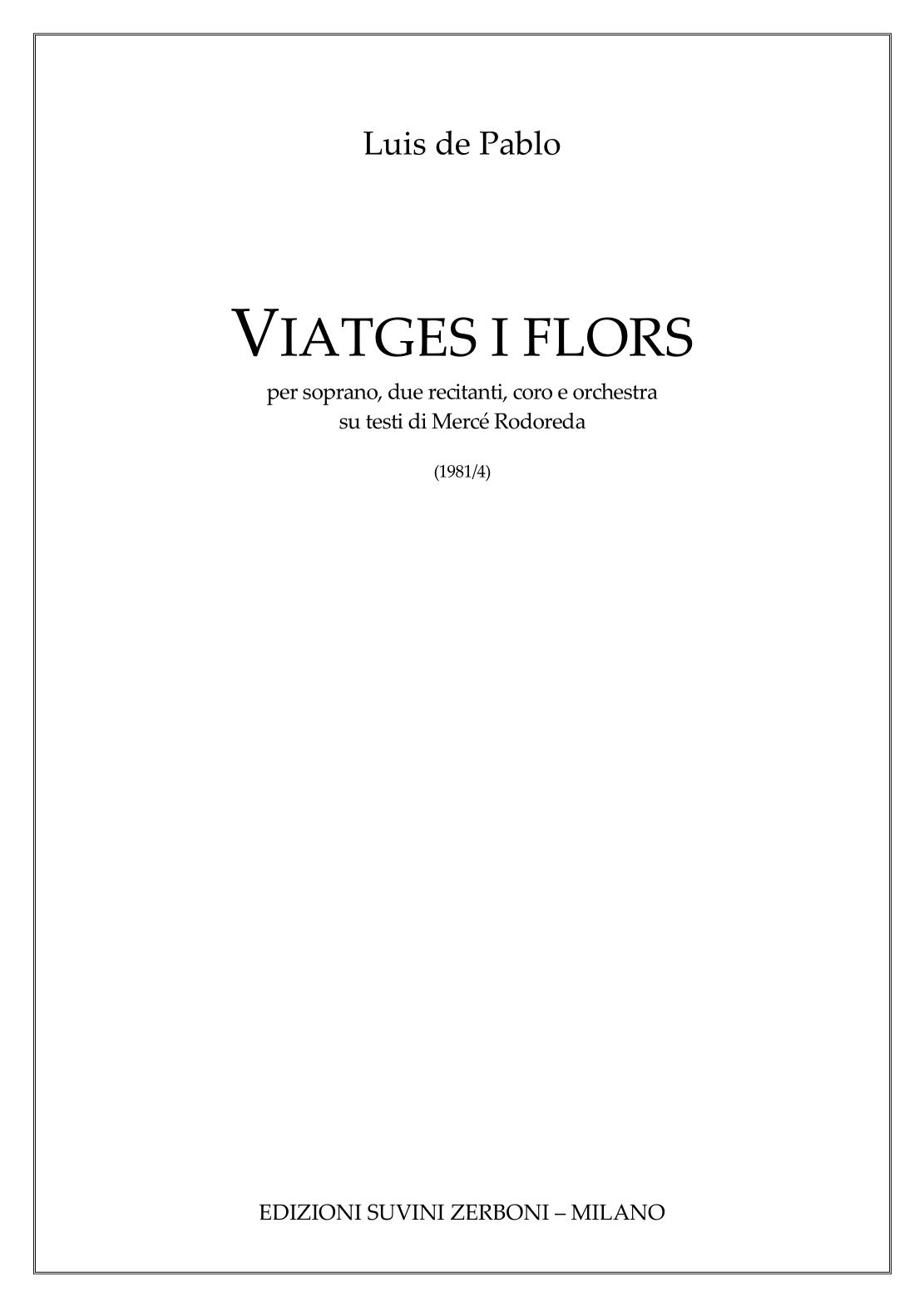 Viatges I flores
