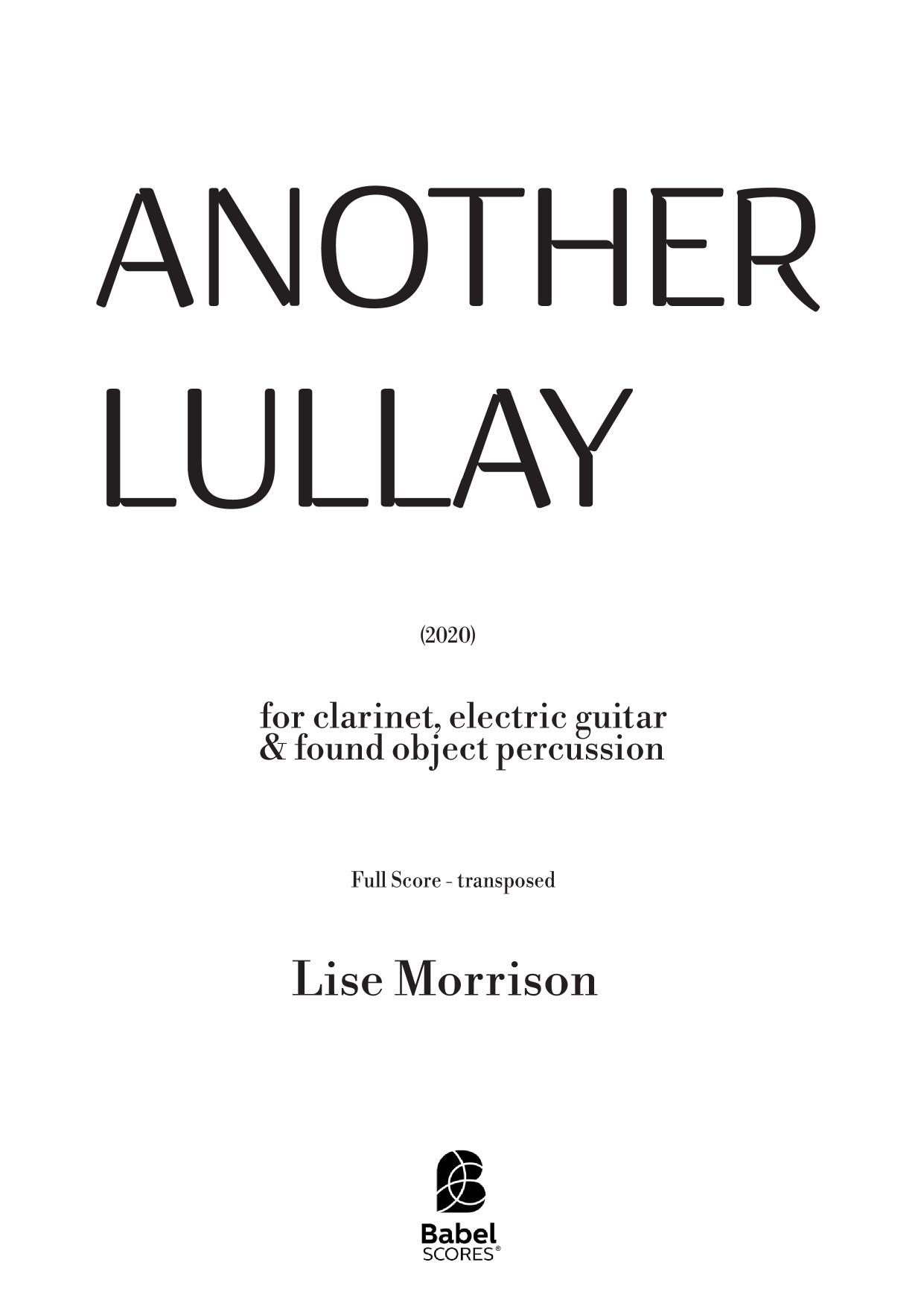 Another Lullay