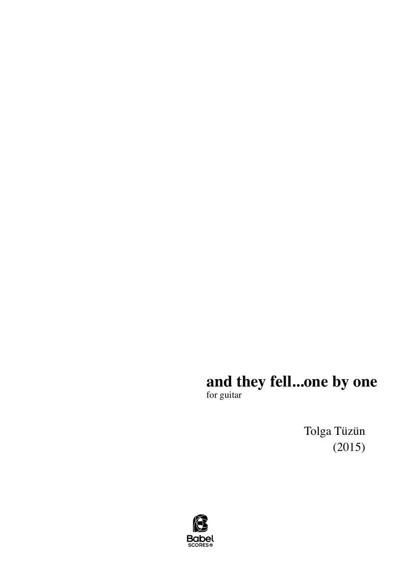 and they fell...one by one