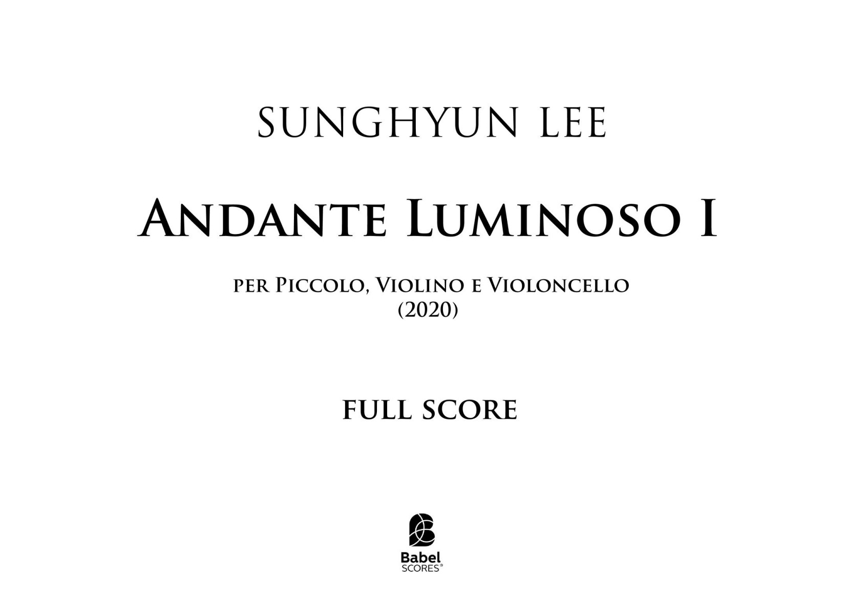 Andante Luminoso I