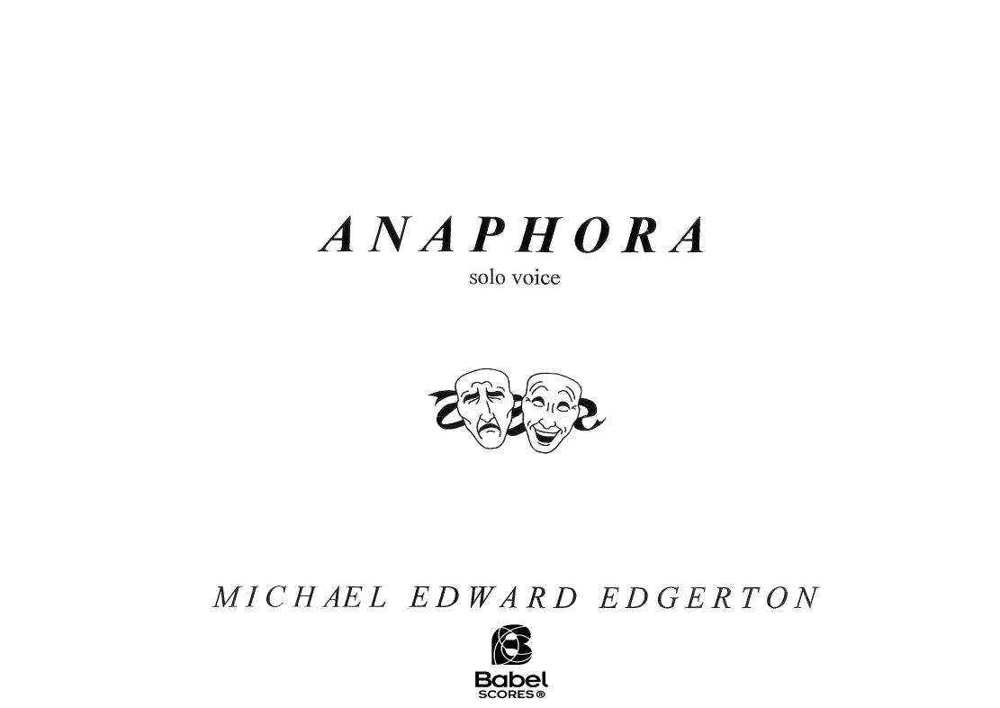 Anaphora