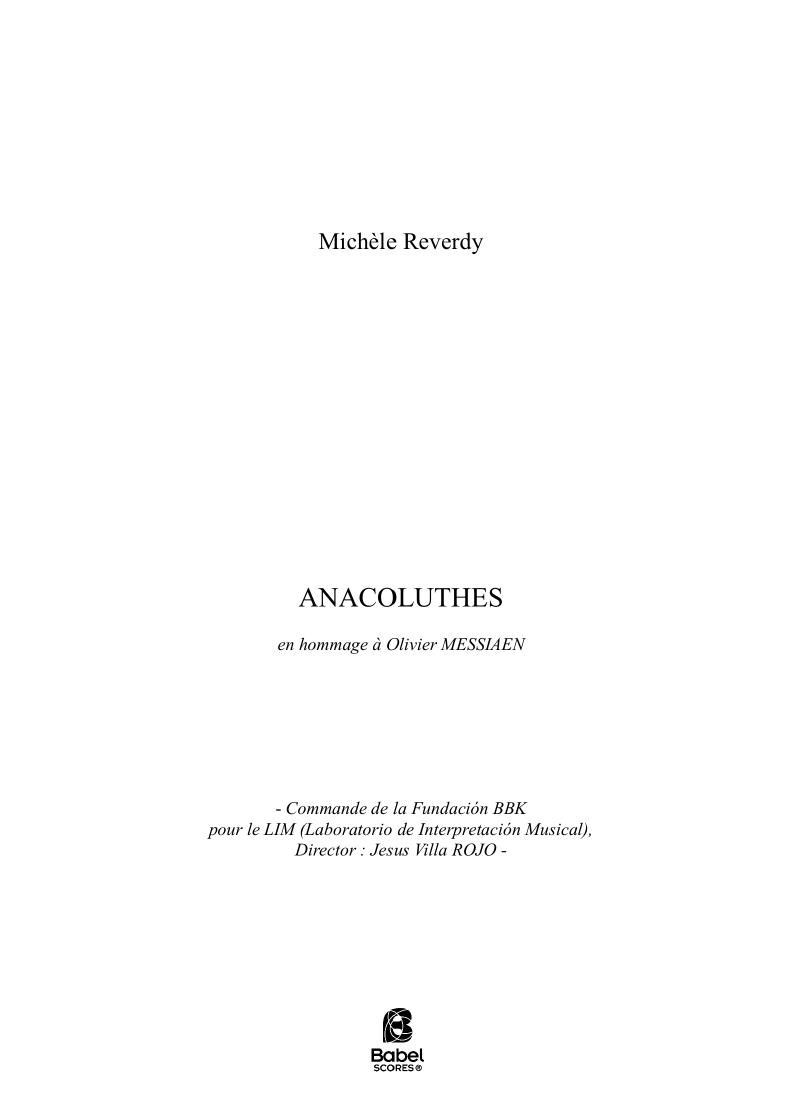 Anacoluthes