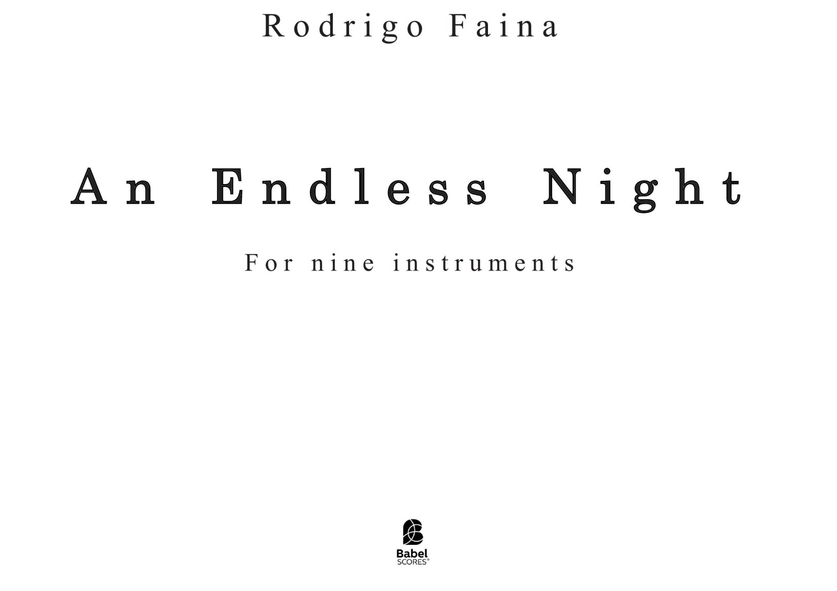 An Endless Night