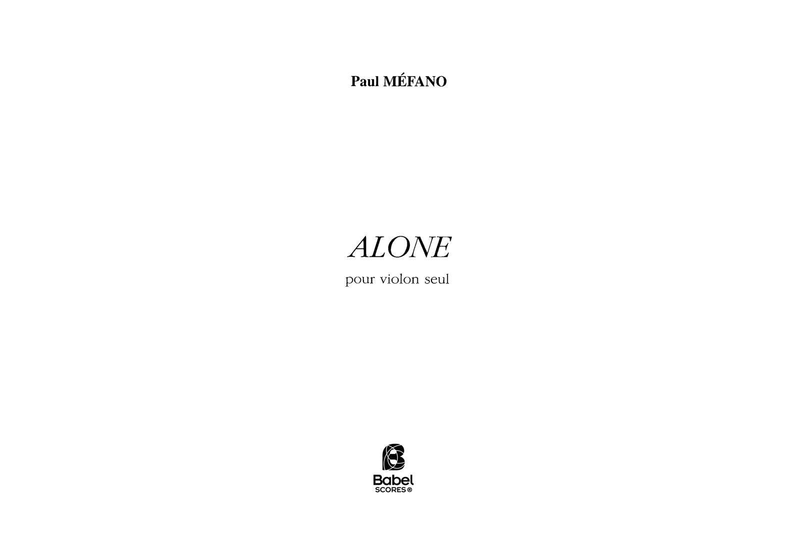 Alone
