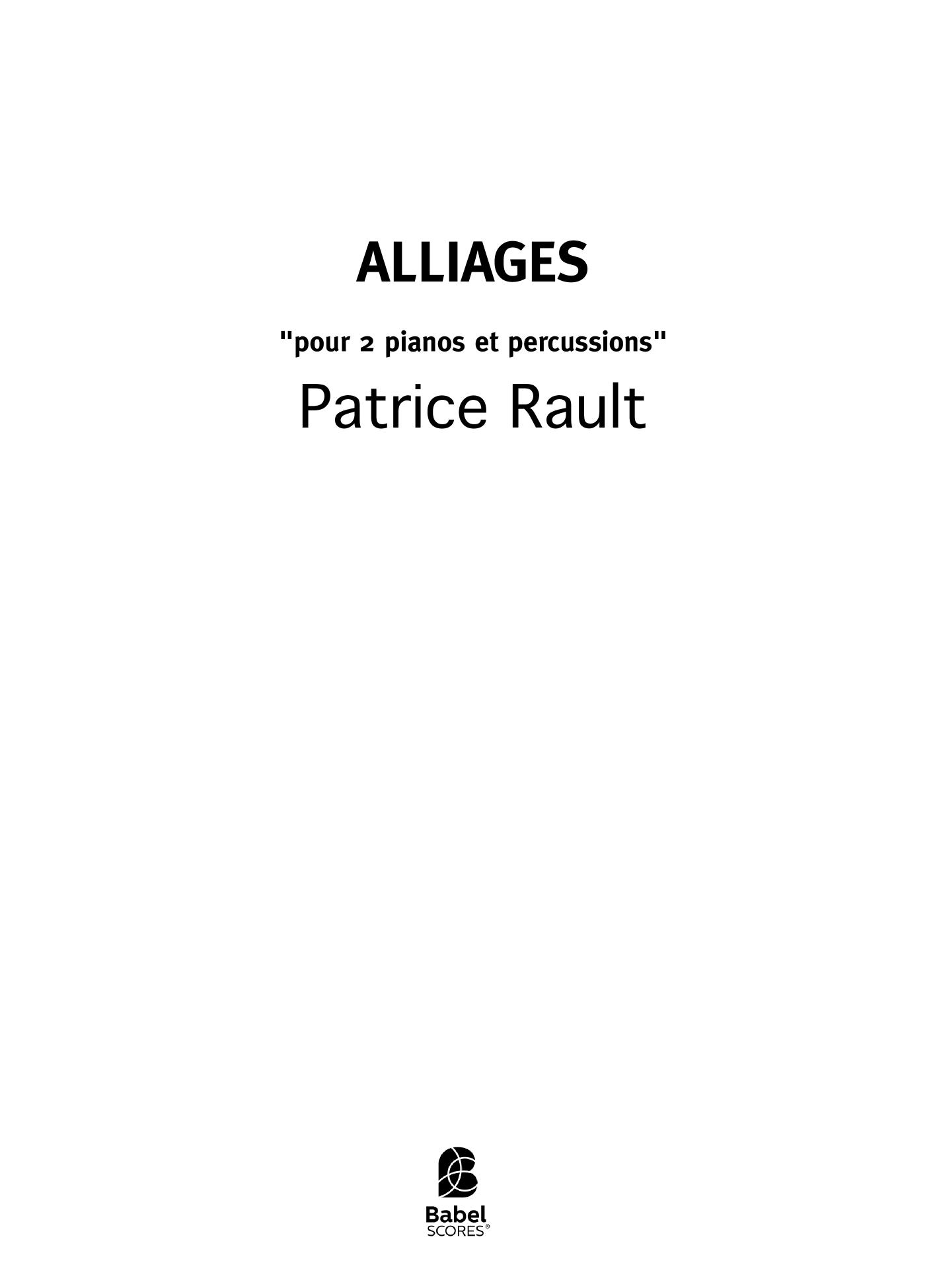 Alliages