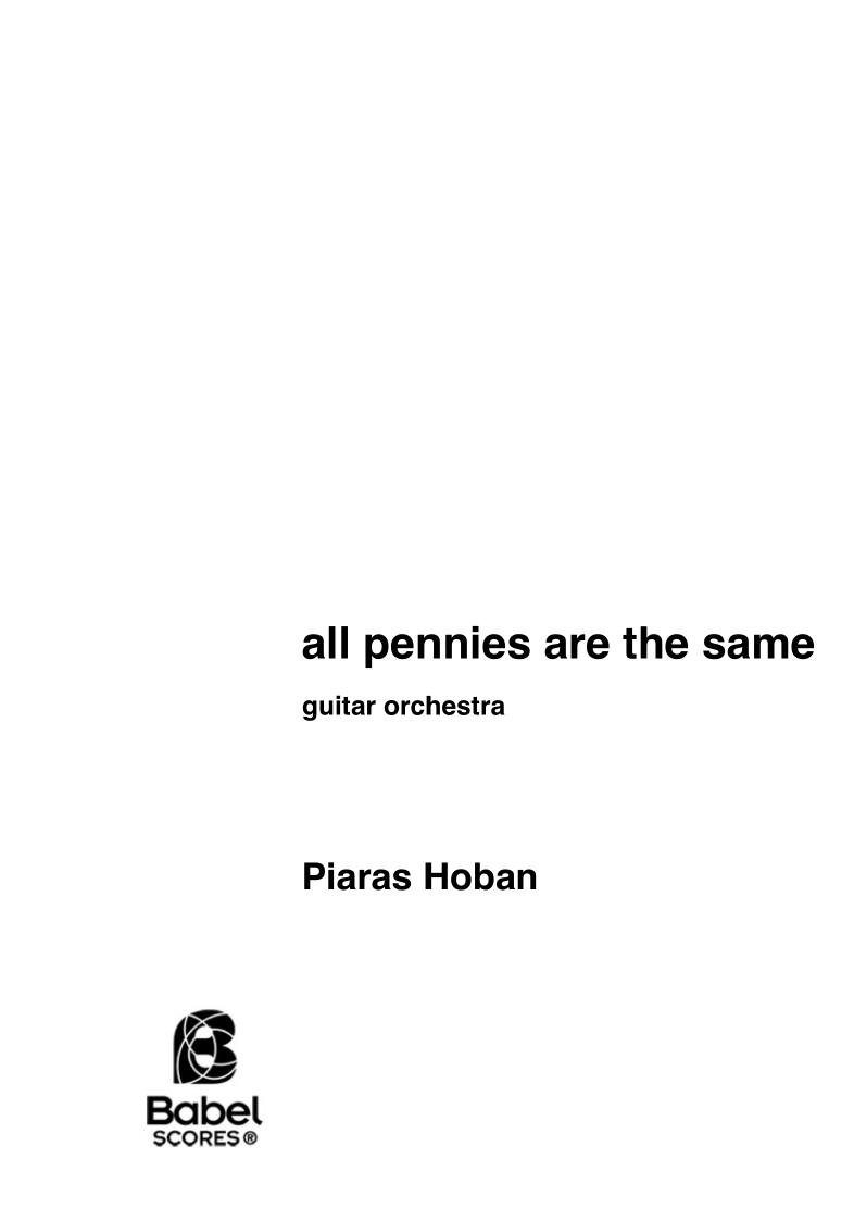 All pennies are the same