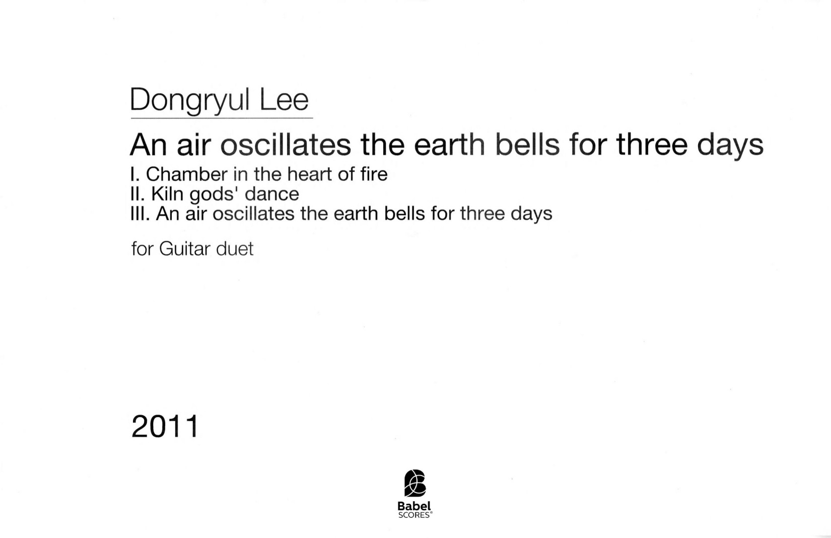 an air oscillates the earth bells for three days