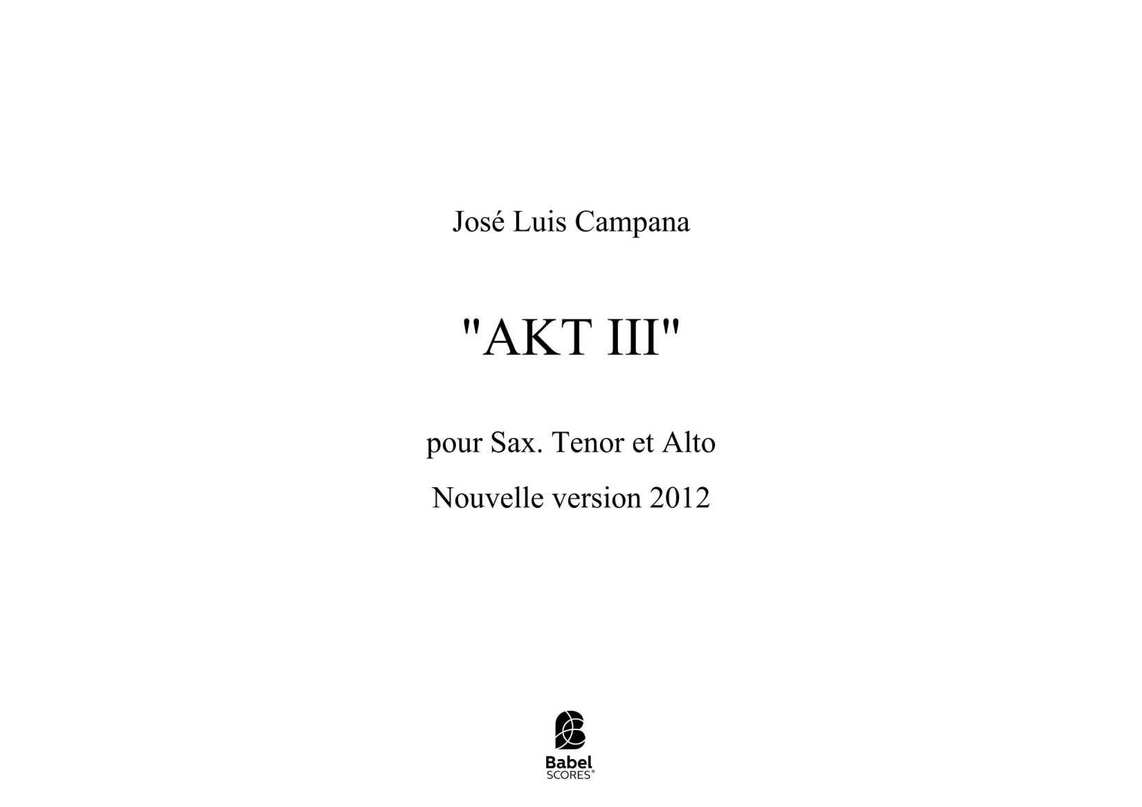 Akt III